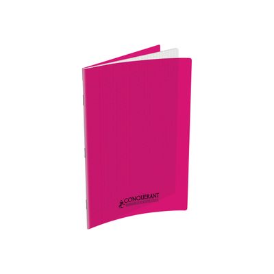 Cahier Piqué 96P A4 90Gr PP Rose - Conquérant