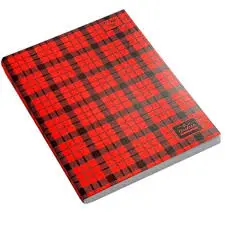 Cahier Carreaux 192P 17x22 Séyès PP 70Gr Rouge - YAMAMA