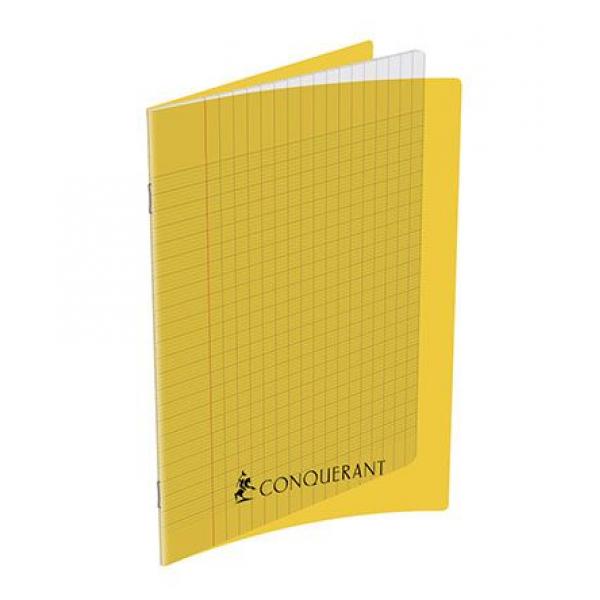Cahier Piqué 192P 17X22 70Gr PP Jaune - CONQUERANT