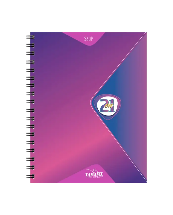 Cahier Wireo 2en1 360P A4 80Gr - YAMAMA 