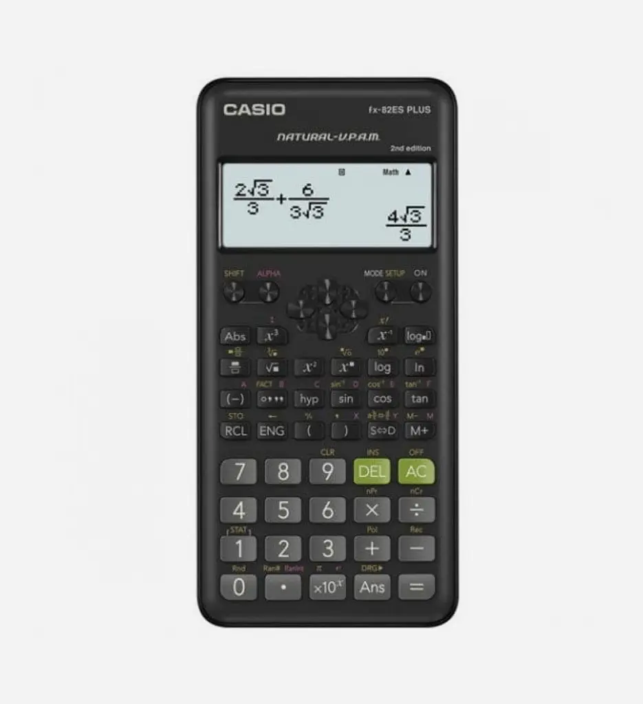 Calculatrice Scientifique fx-82ES PLUS-2 Noir - CASIO