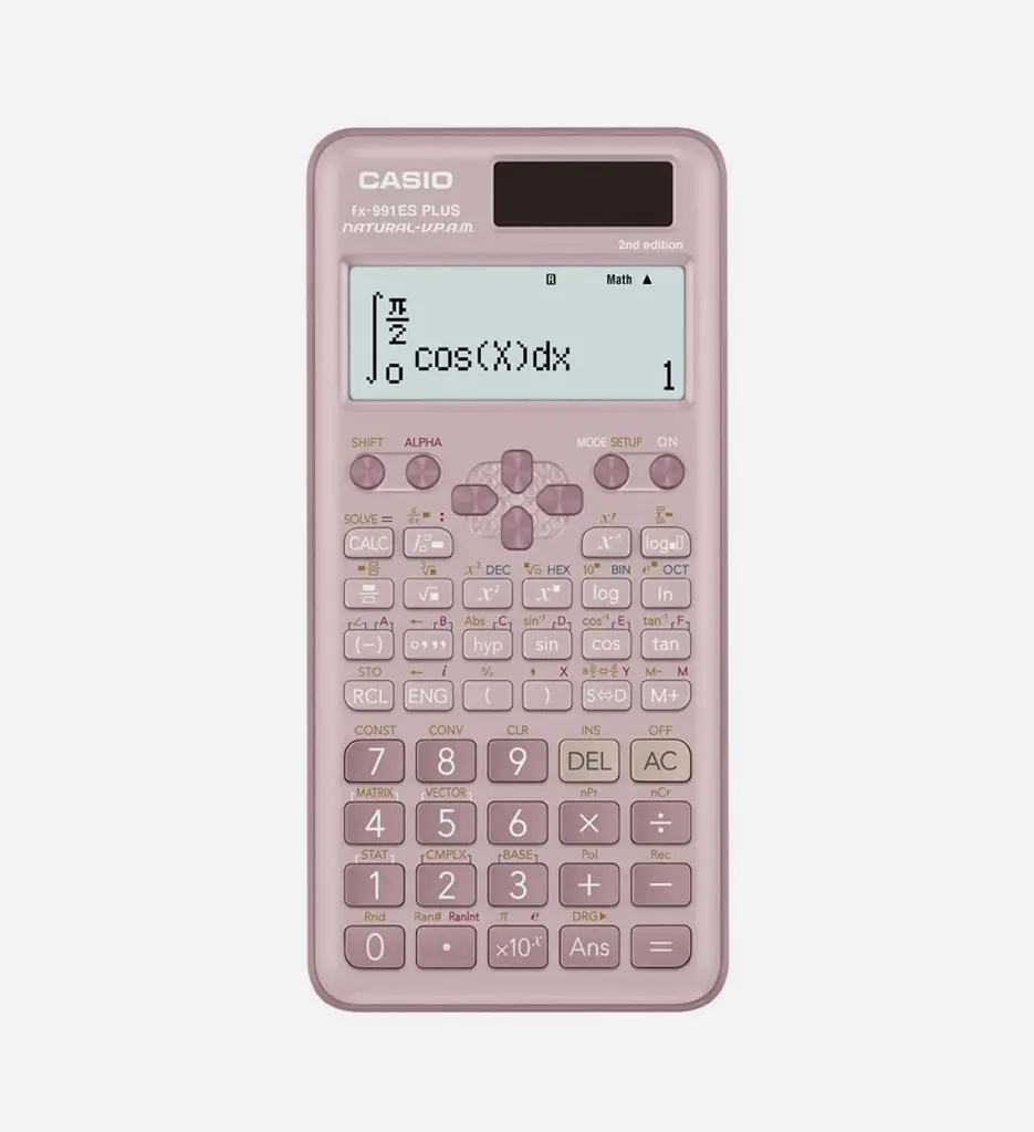 Calculatrice Scientifique fx-82ES PLUS-2 Rose - CASIO