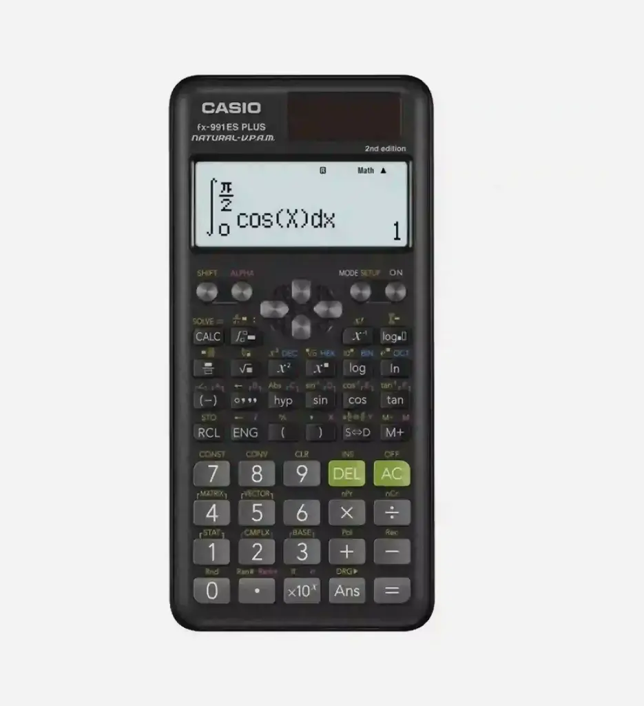 Calculatrice Scientifique fx-991ES PLUS Noir - CASIO