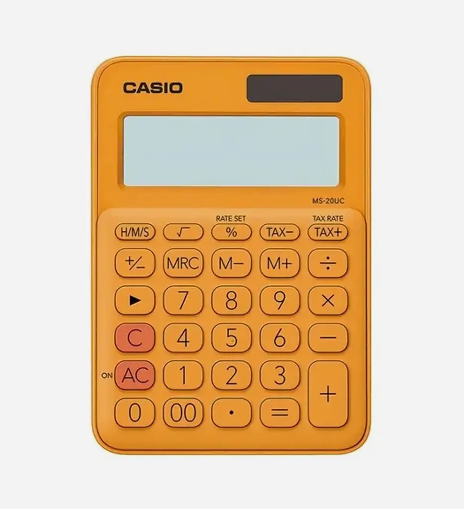 Calculatrice de Bureau MS-20UC Orange - CASIO