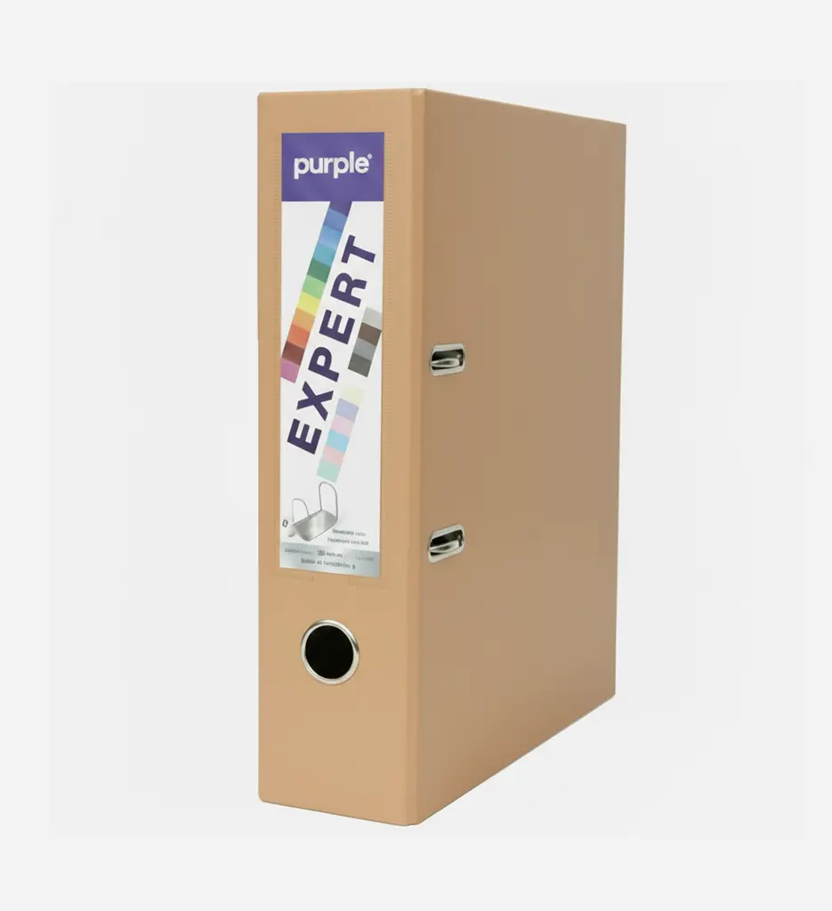 Classeur à Levier Expert D80 Marron - Purple 
