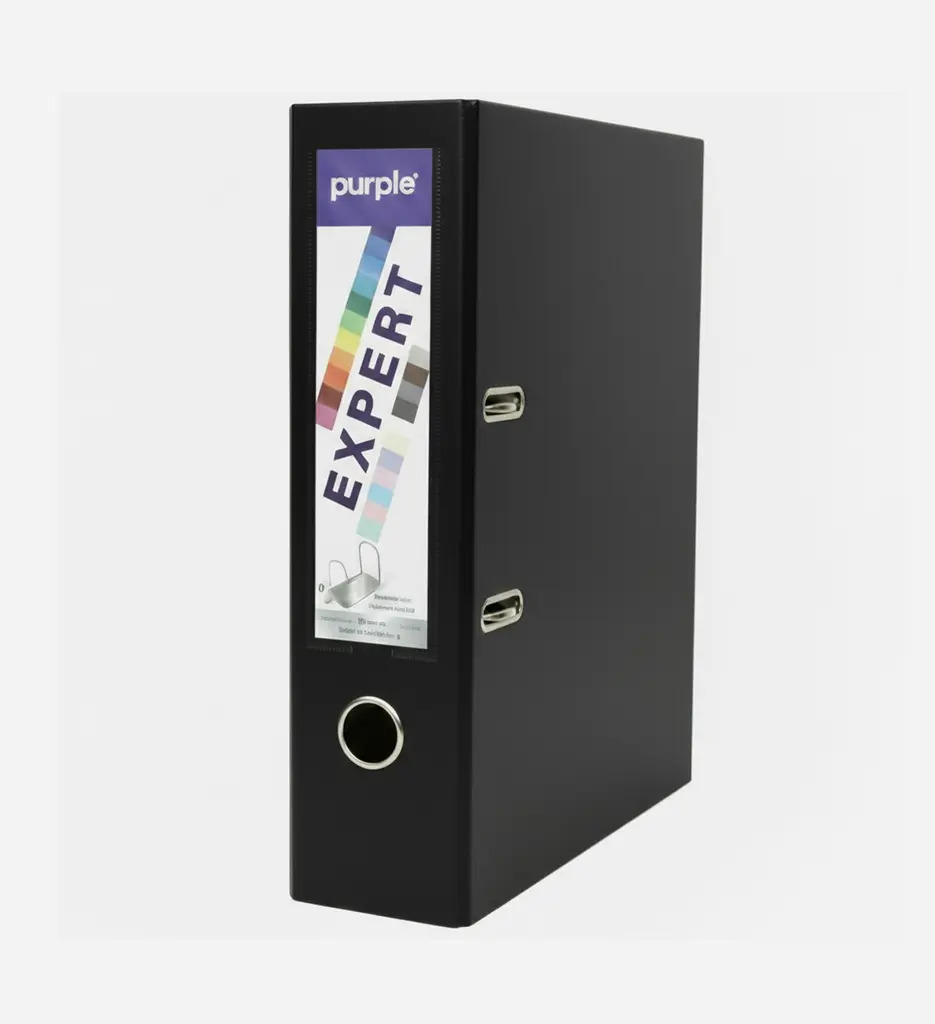 Classeur à Levier Expert D80 Noir - PURPLE 