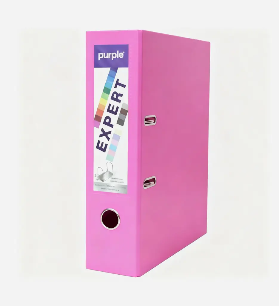 Classeur à Levier Expert D80 Rose - Purple 