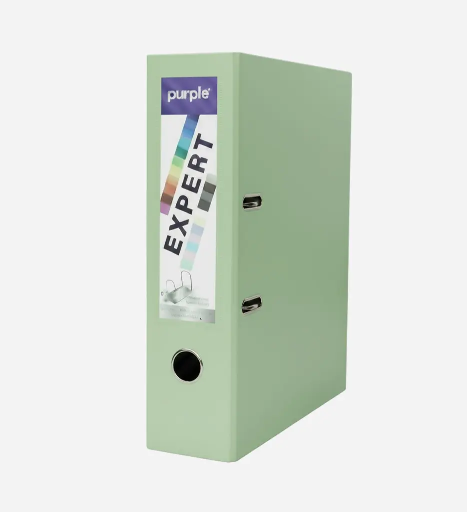 Classeur à Levier Expert D80 Vert Pastel - Purple