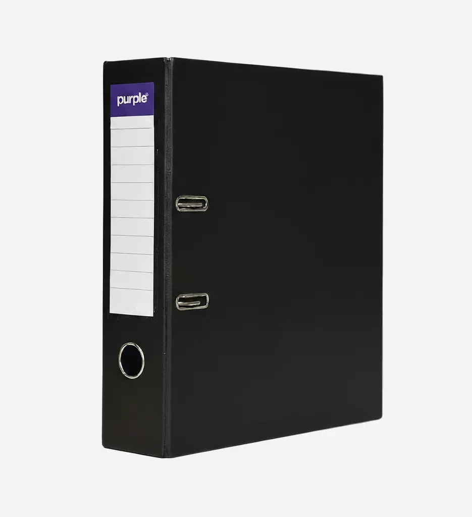 Classeur à Levier Essential D75 Noir - Purple