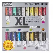 Coffret de peinture à l'huile XL 20*20ML -Pébéo