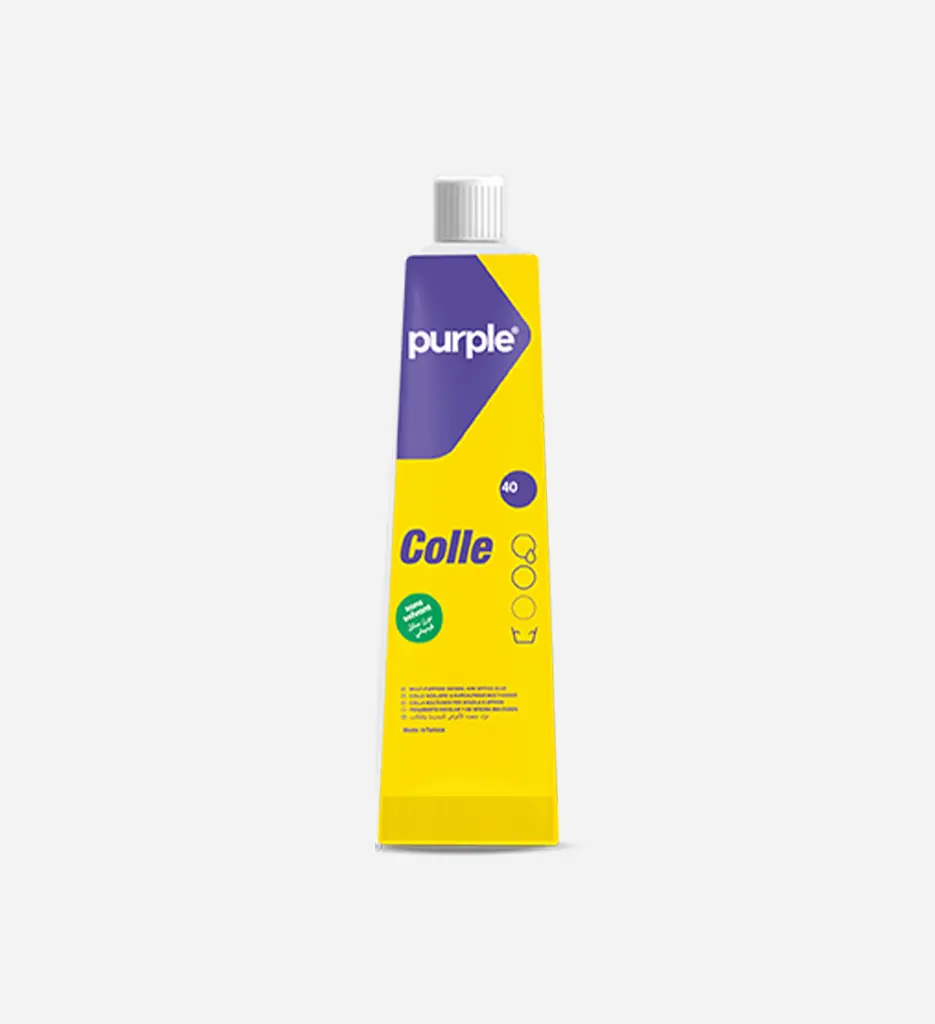 Colle Tube Transparent 40Gr - PURPLE 