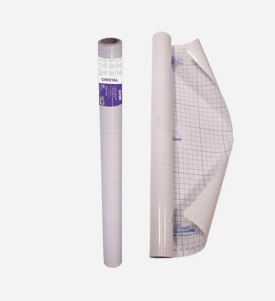 Couvre livre adhésif 0.45*2M - Purple