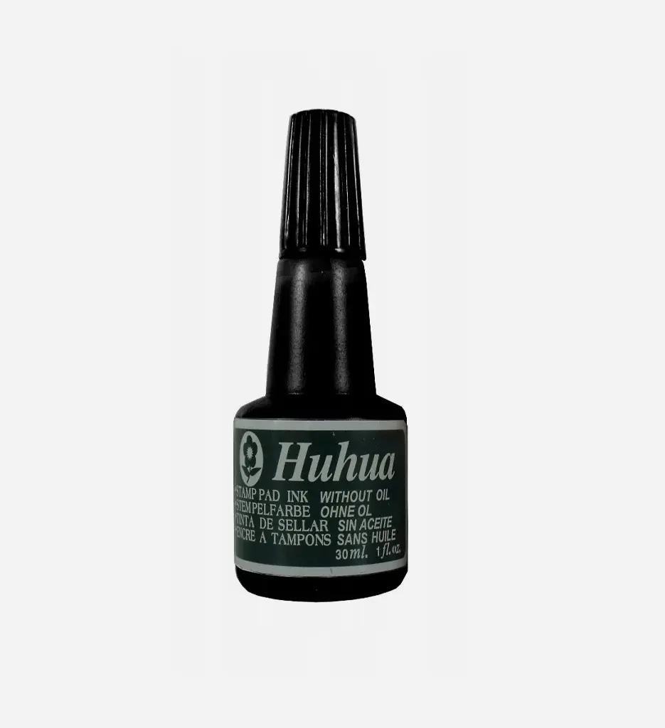 Encre à Tampon 30ML Noir - Huhua