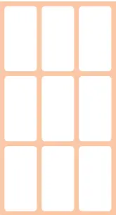 Etiquette Couleurs 20*40