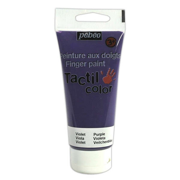 Gouache aux Doigts TactilColor 80ML Violet - Pébéo