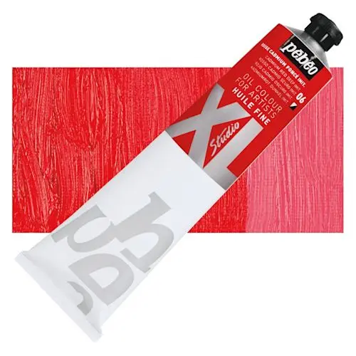 Huile Fine XL Studio 200ML Rouge Cadmium Foncé - PEBEO 