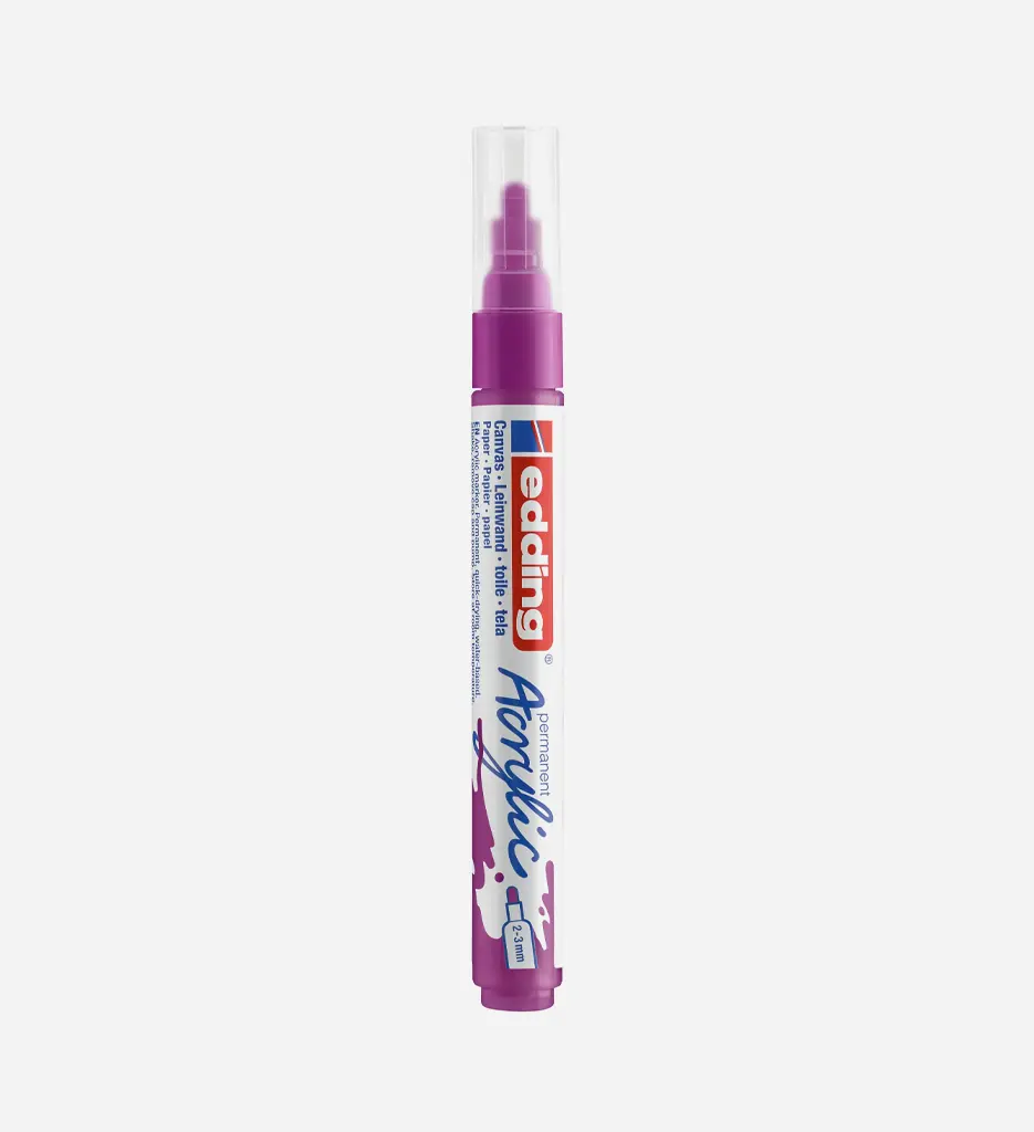 Marqueur Acrylique 2-3 Mm Framboise 5100 - EDDING