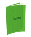 Cahier Piqué 96P 17x22 90Gr PP Vert - CONQUERANT 