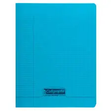 Cahier Piqué 192P 24x32 90Gr PP Bleu - CALLIGRAPHE