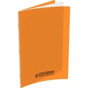 Cahier Piqué 96P A4 90Gr PP Orange - CONQUERANT
