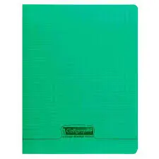 Cahier Piqué 96P 24x32 90Gr PP Vert - CALLIGRAPHE