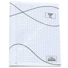 Cahier Piqué BMV 96P A4 PP Séyès 80Gr Transparent - YAMAMA 