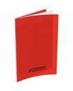 Cahier Piqué 192P 17X22 70Gr PP Rouge - CONQUERANT
