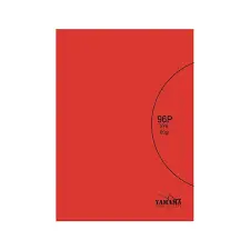 Cahier Piqué BMV 96P A4 PP 80Gr Rouge - YAMAMA