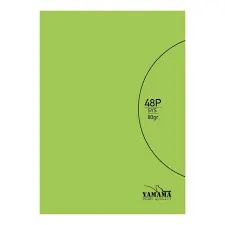 Cahier Piqué BMV 48P 17X22 PP 80Gr Vert - YAMAMA