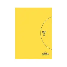 Cahier Piqué BMV 96P 17X22 PP 80Gr Jaune - YAMAMA