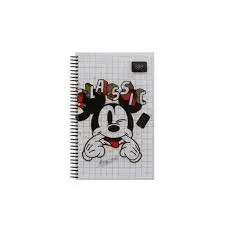 Carnet Spiral 80P 7.5*11 PP Disney - YAMAMA