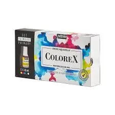 Encre aquarelle Colorex Set Primaire 5*45ML - PEBEO