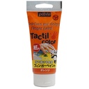Gouache aux Doigts TactilColor 80ML Orange - PEBEO