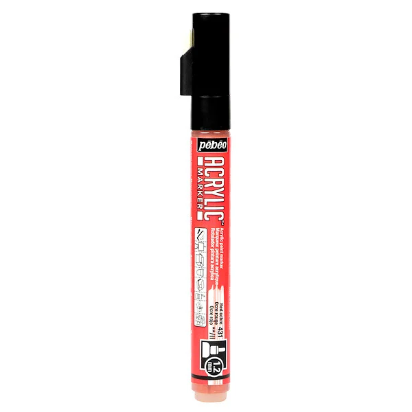Marqueur Peinture DecoMarker 1.2MM Ocre Rouge - PEBEO