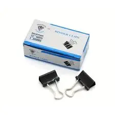 Paquet De 12 Pince à Clips Diamond 25mm Noir