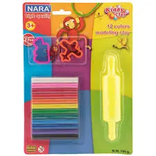 Pate à modeler de 12 19 100-12+2sm/r - kiddy Clay