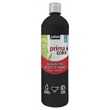 Peinture Gouache Enfant PrimaColor 1L Noir - PEBEO