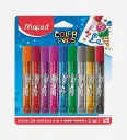 Pochette 9 tubes colle glitter - MAPED
