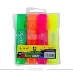 Pochette De 4 Fluo - Assorties