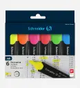 Pochette De 6 Surligneurs Fluo Job 150 - SCHNEIDER