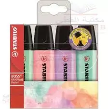 Pochette de 4 Marqueurs Pastel - STABILO