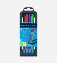 Pochette de 4 Stylo à Bille Slider EDGE XB Assorties - SCHNEIDER 
