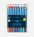 Pochette de 8 Stylos Slider Basic XB Assorties - SCHNEIDER