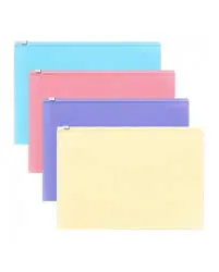 Pochette zip A5 Pastel - Assorties
