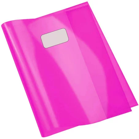 Protège-Cahier En PVC Cristal 24x32 Rose - Purple