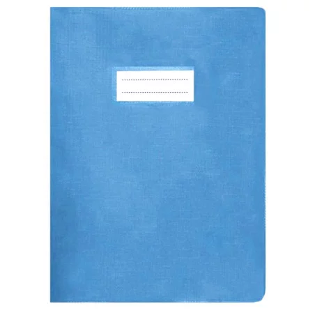 Protège-Cahier En PVC Lino 17x22Cm Bleu Ciel - Purple