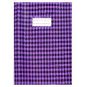 Protège-Cahier En PVC Vichy 17x22Cm Violet - Purple