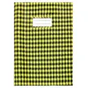 Protège-Cahier En PVC Vichy 17x22Cm Jaune - Purple