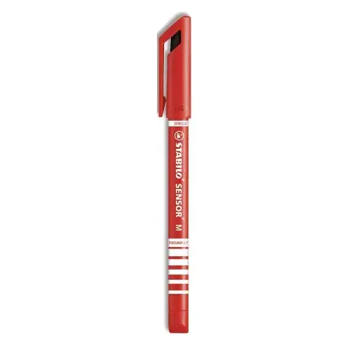 Stylo Pointe Moyenne Sensor Rouge - STABILO