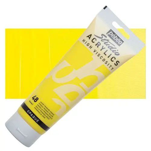 Acrylique Studio High Viscosity 250ML Jaune Primaire - PEBEO 